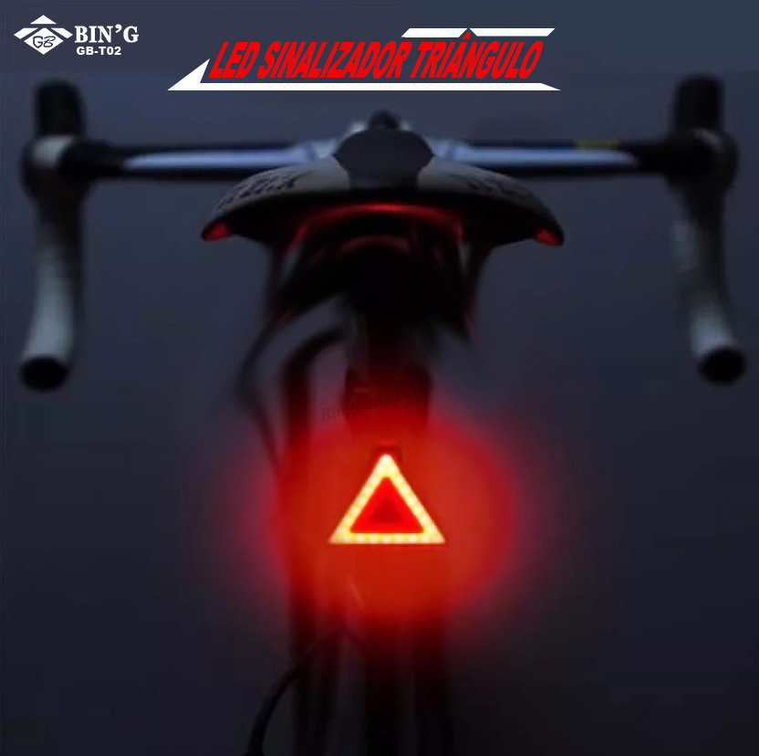 Lanterna Traseira Bike Sinalizador Led Pisca Usb Ciclismo